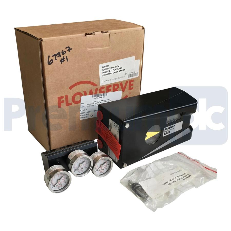 Used FLOWSERVE D3XNU-K23PVA-Z5TM PMV D3 Digital Positioner HART DOUBLE ACTING NSMP
