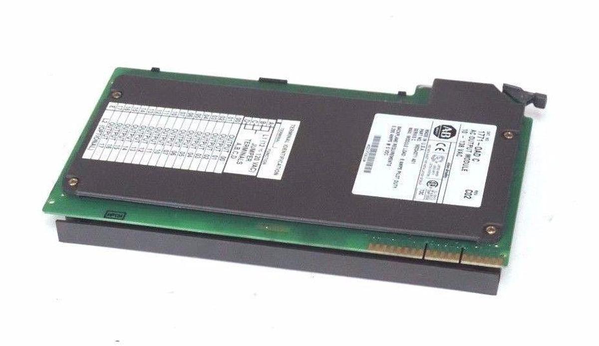 Used USED ALLEN BRADLEY 1771-OAD/C OUTPUT MODULE SER C REV C02 P/N 96234271 A01