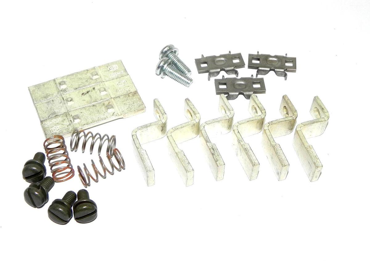 Used NEW CUTLER HAMMER 6-24-2 CONTACT KIT FOR SIZE 2 3 POLE CONTACTOR STARTER 6242