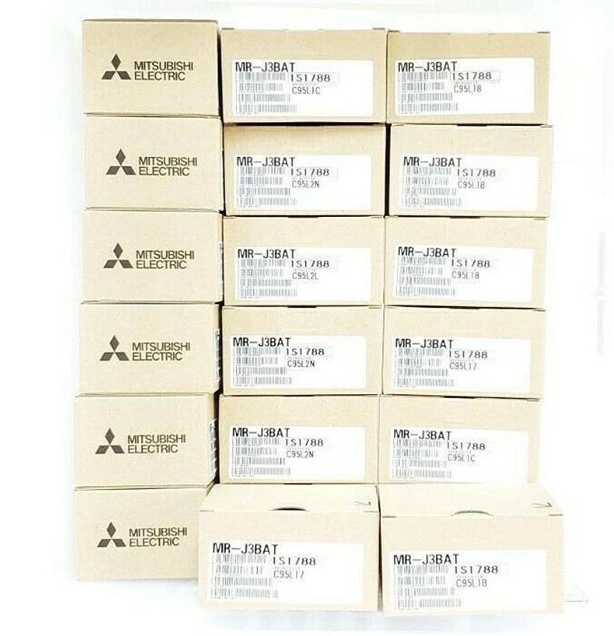 Used LOT OF 20 NIB MITSUBISHI MR-J3BAT MELSERVO PLC BATTERIES 3.6V 2000mAh MRJ3BAT