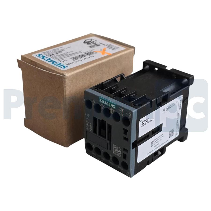 Siemens 3RH2140-1BG40 SIRIUS Contactor Relay 4 NO 125V DC Coil Size S00 NSMP 662643906844
