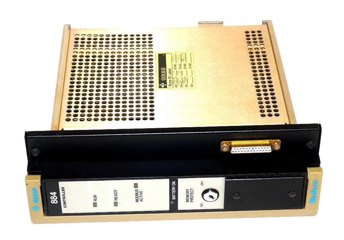 Used MODICON AS-884A-101 CPU MODULE W/O KEY AS884A101