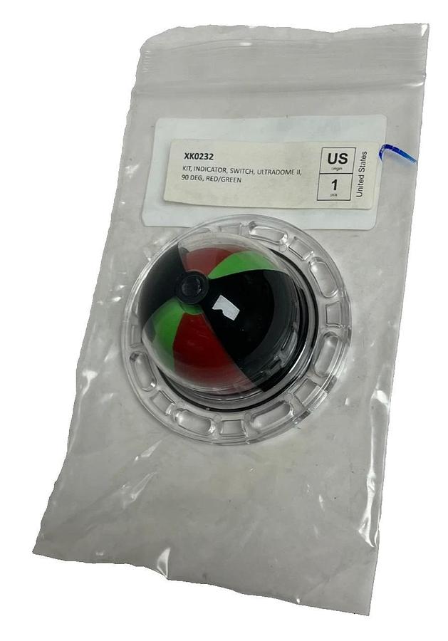NEW Automax XK0232 Clear UltraDome II Indicator Kit | 90° Red/Green | Flowserve