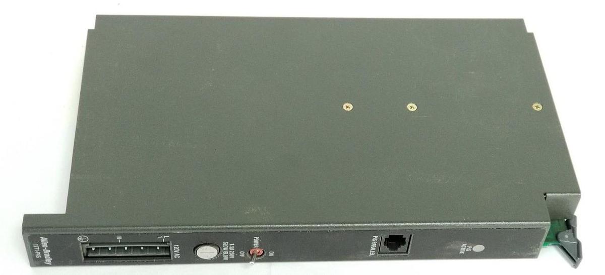 Used ALLEN BRADLEY 1771-P4S/B POWER SUPPLY 120VAC 96219201 REV. A01 SER. B 1771-P4S