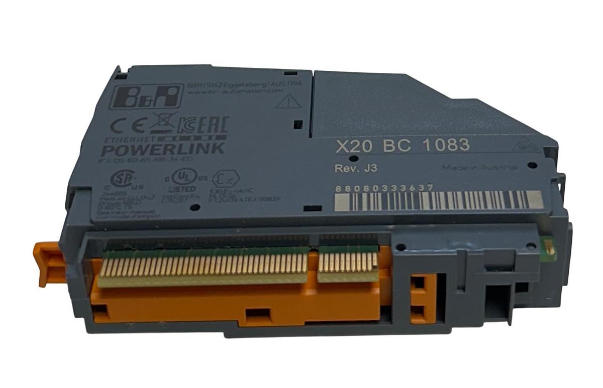 Used B&R X20 BC 1083 / X20BC1083 EtherNet POWERLINK BUS CONTROLLER MODULE 2-PORT NSNP