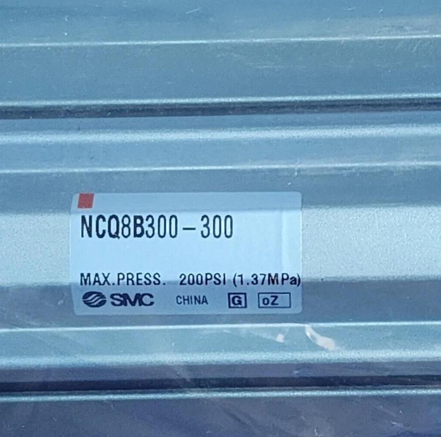 NEW SMC NCQ8B300-300 SERIES NCQ8 COMPACT CYLINDER 200PSI (1.37MPa)