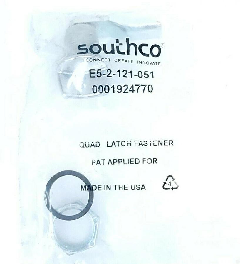 Used NEW SOUTHCO E5-2-121-051 QUAD LATCH FASTENER E52121051