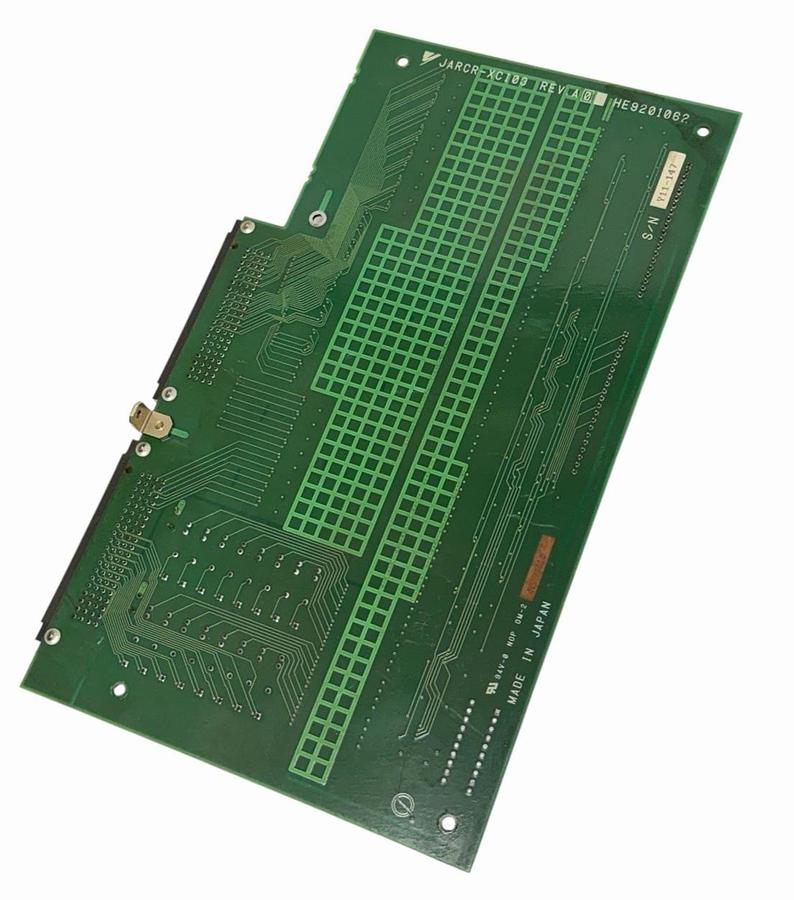 Used YASKAWA ELECTRIC JARCR-XC103 PC COMPONENT BOARD CARD CAGE JARCRXCI03 REV. A0