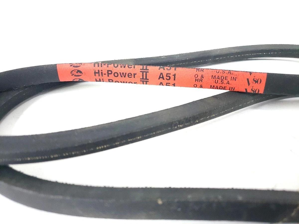 NEW GATES A51 HIGH-POWER II BELT 1/2X5/16X53INCH