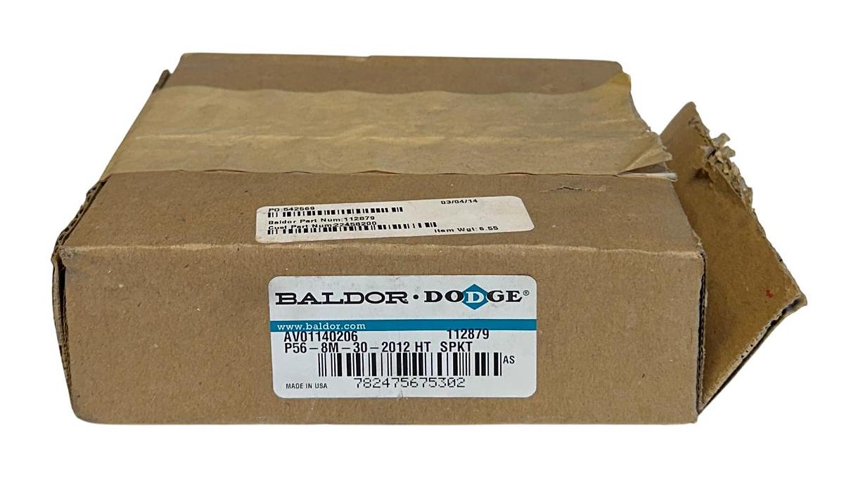 Used BALDOR DODGE P56-8M-30-2012 / 112879 HIGH-TORQUE DRIVE BELT SPROCKET NSMP