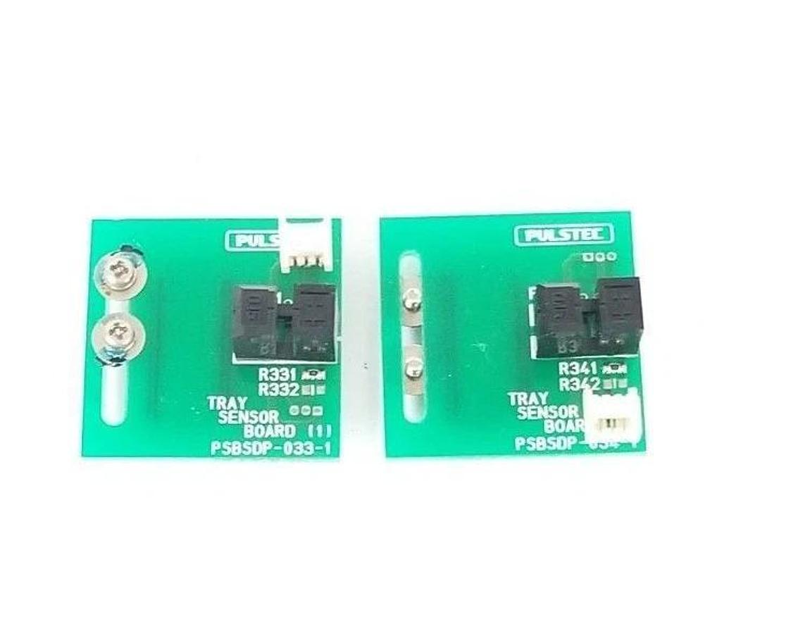 Used PULSTEC PSBSDP-033-1 & PSBSDP-034-1 TRAY SENSOR BOARDS