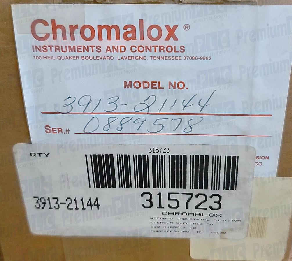 Used NEW F/S CHROMALOX 3913 TEMPERATURE CONTROLLER 3913-21144 / 391321144