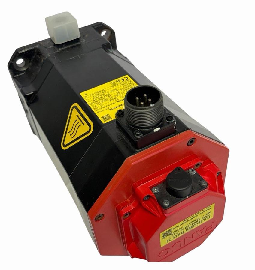 Used NEW FANUC A06B-0238-B605#S100 AIS 12/4000 2.7kW AC SERVO MOTOR W/ A860-2010-T321