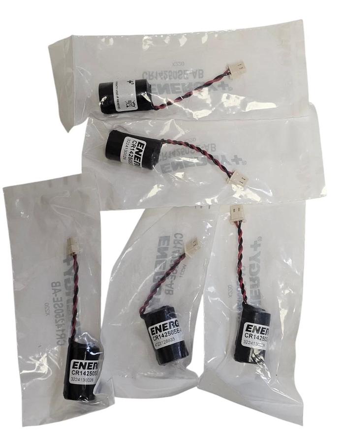 Used LOT OF 5 NEW ENERGY PLUS CR14250SE-AB BATTERIES LITHIUM 3.0V 850MAH