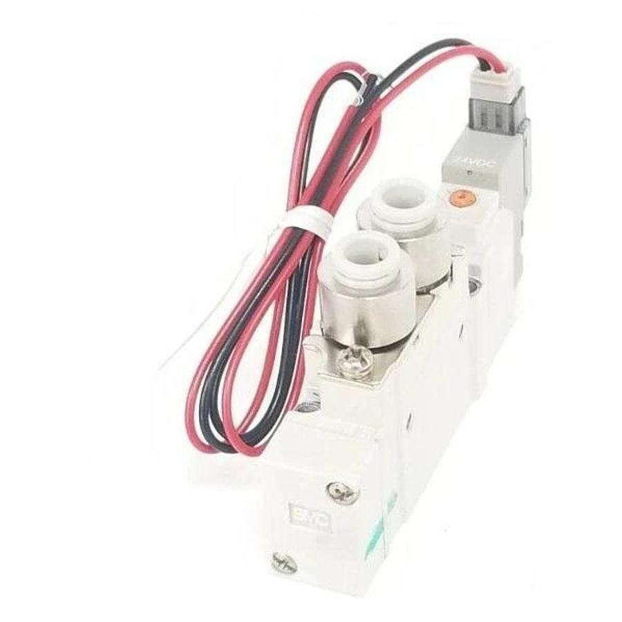 Used SMC SY5120-5MZ-C6 SOLENOID VALVE 24VDC, 0.15-0.7MPa, SY51205MZC6