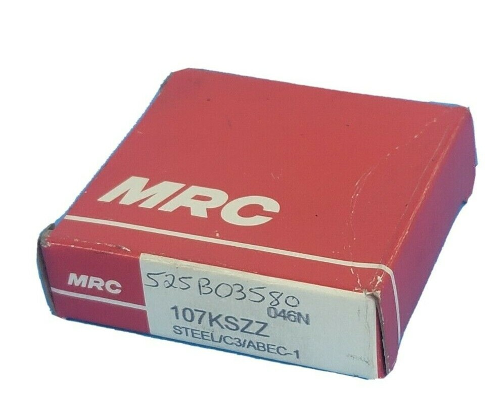 Used NEW MRC 107KSZZ STEEL C3 ABEC-1 ROLLER BEARING 046N