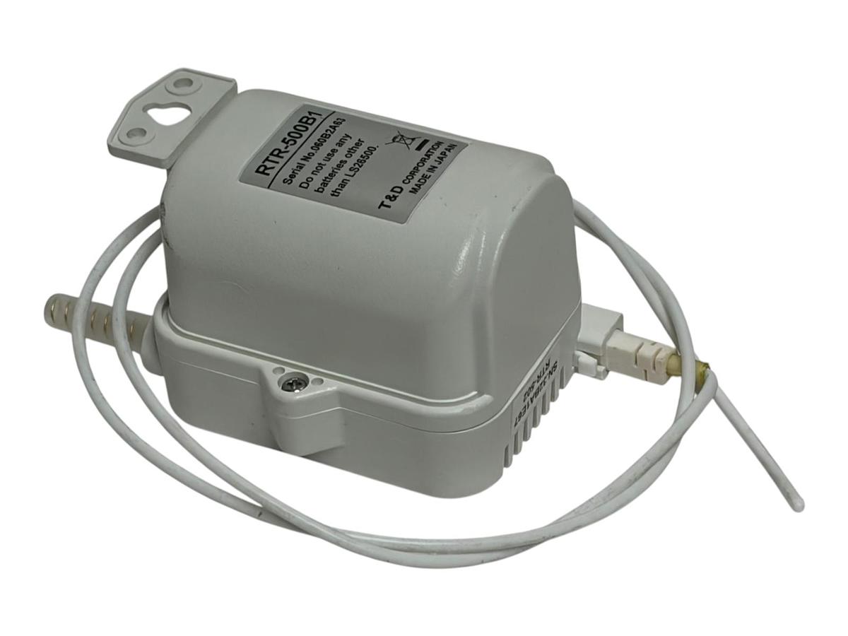 Used T&D RTR-502 Wireless Temp Data Logger RTR-500B1 Battery Adaptor with Battery