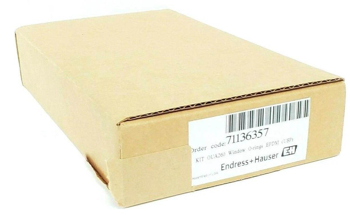 Used NIB ENDRESS + HAUSER KIT OUA260 WINDOW O-RINGS EPDM (USP) 71136357