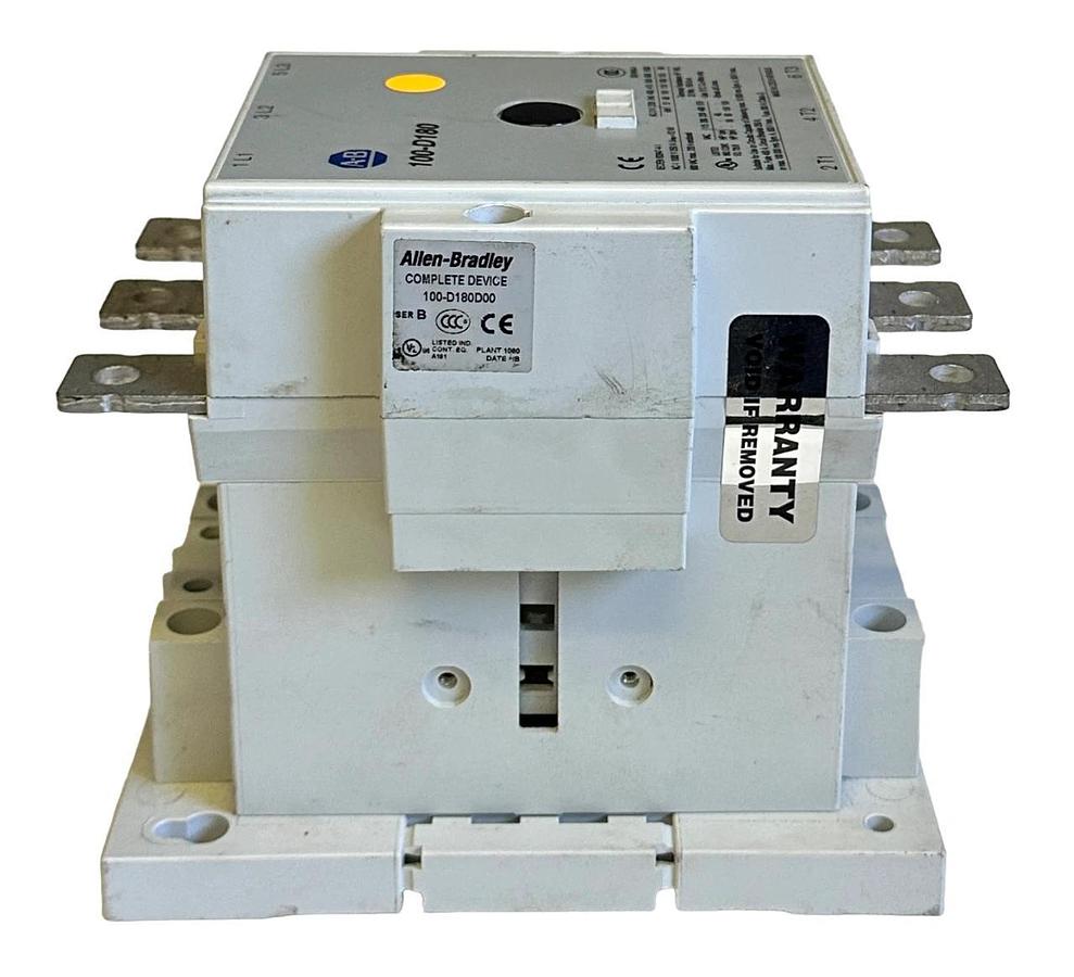Used For Parts ALLEN BRADLEY 100-D180D00 /B CONTACTOR 100-D180 180A 3POLE 100D180D00