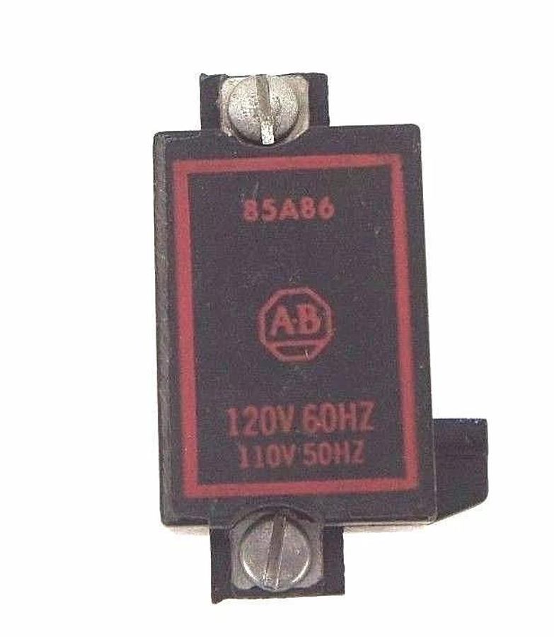 Used LOT OF 7 ALLEN BRADLEY 85A86 COILS 120V 60HZ, 110V 50HZ