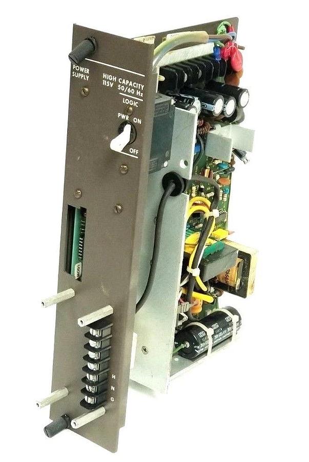 Used GENERAL ELECTRIC IC600PM506A CPU POWER SUPPLY 115VAC NO RED CAP IC600PM506