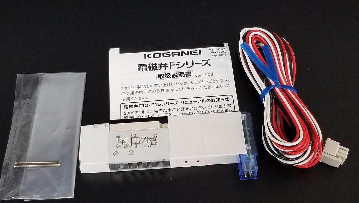 Used NEW KOGANEI F10T1-PL3 VALVE 24V, F10T1PL3DC24V, 0.2~0.7 MPa