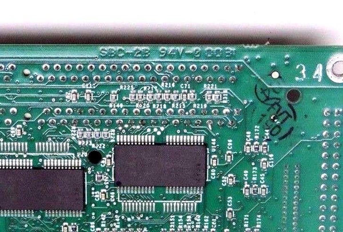Used AMPRO SBC-2B COMPUTER BOARD SBC2B MD2202-D16 CHIP W/ PENTIUM A80502133 SY028