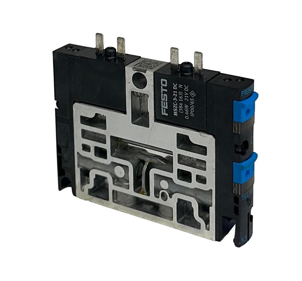 Used FESTO CPV10-M1H-2X3-GLS-M7 / 161416 SOLENOID VALVE 2-POSITION 18-26.4VDC NSMP