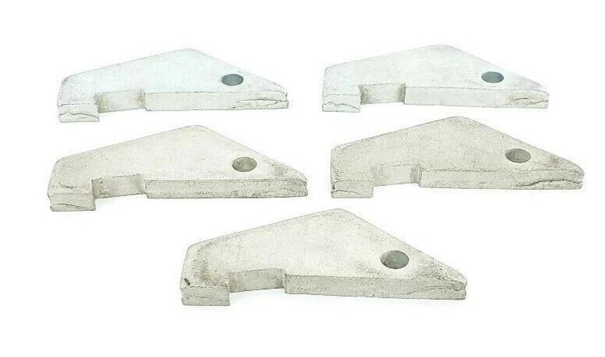 Used LOT OF 5 WESTINGHOUSE 125A591H02 SECONDARY CONTACT SLIDE LATCHES, FOR 50-DH-250E