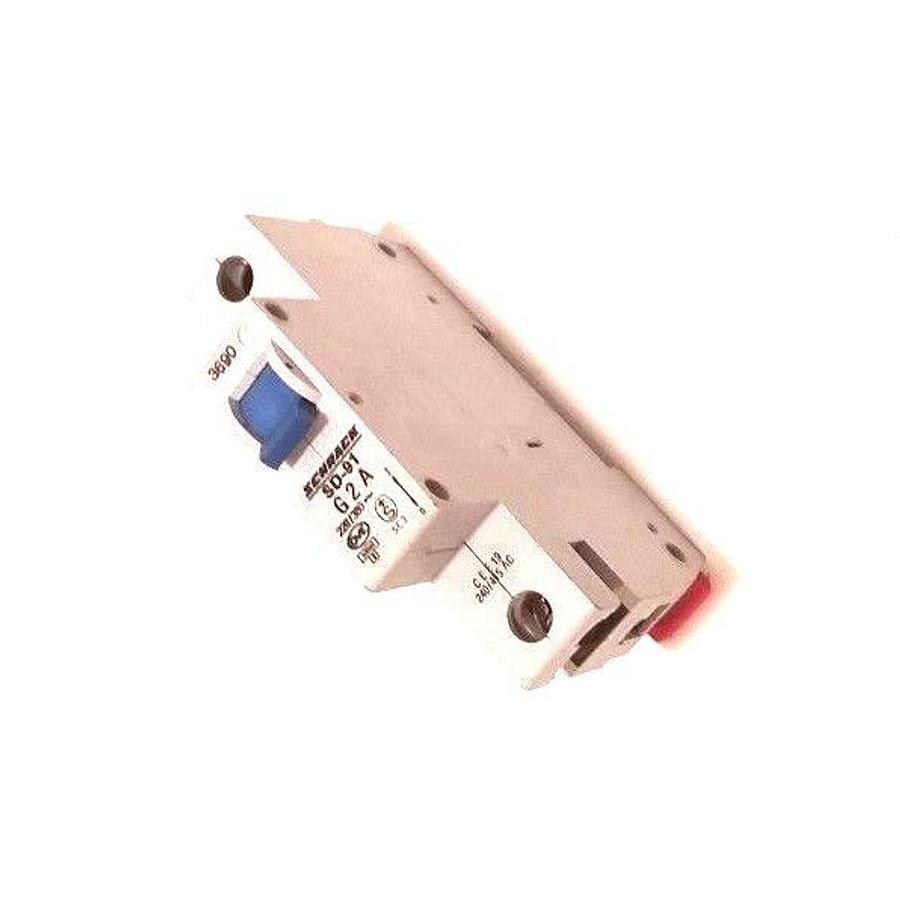 Used LOT OF 4 NEW SCHRACK SD-91-G2A CIRCUIT BREAKERS SD91, 3190, 220/380V, 2AMP