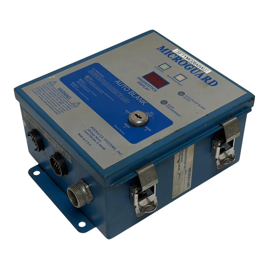 Used Pinnacle Microguard MG-08-AB-AU Safety Light Curtain Controller Box