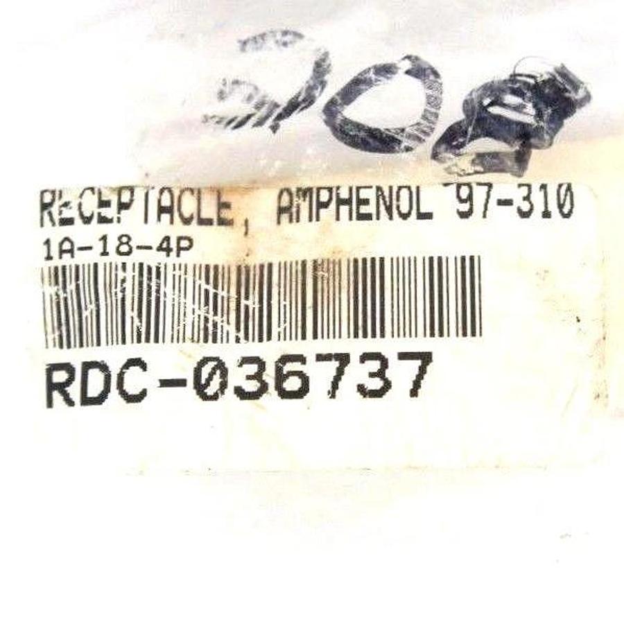 NEW AMPHENOL 97-310 CONNECTOR 1A-18-4P, 97310