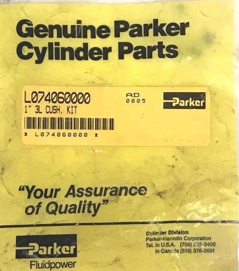 Used NEW PARKER L074060000 1'' 3L CUSH. KIT