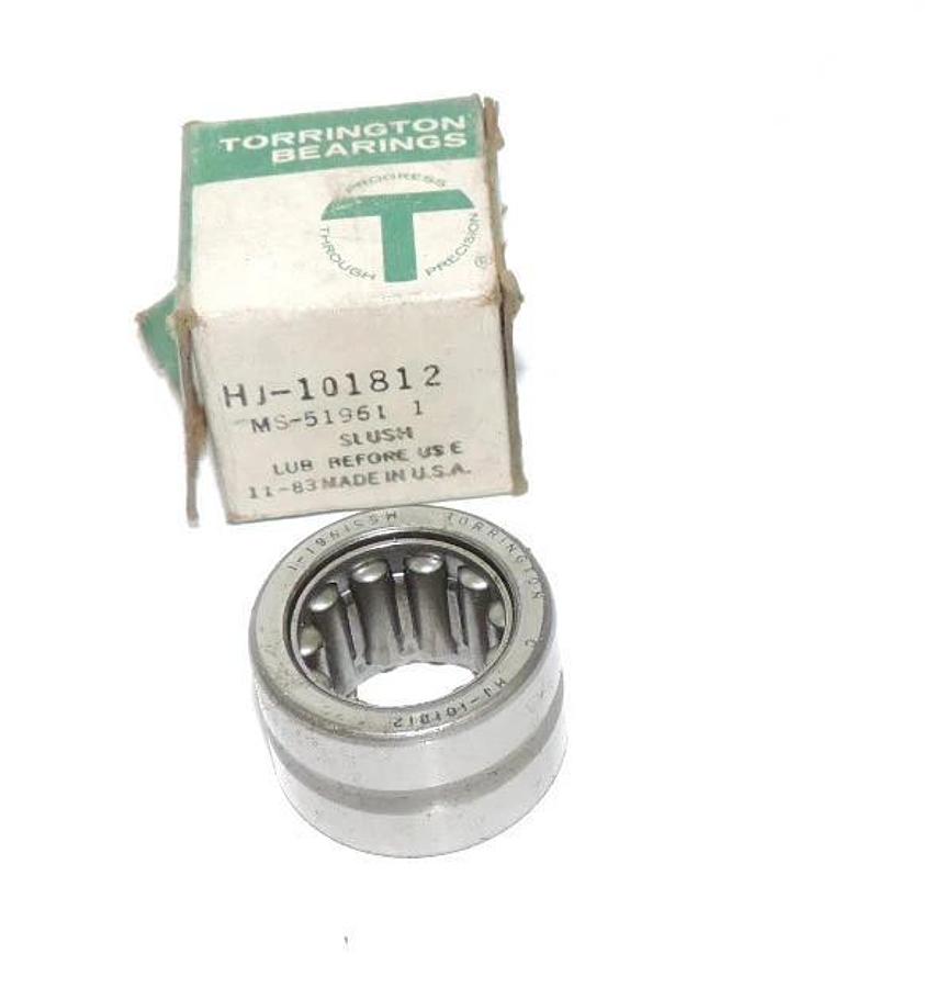 Used NIB TORRINGTON HJ-101812 ROLLER BEARING NEEDLE 16X29X19MM W/OIL HOLE HJ101812