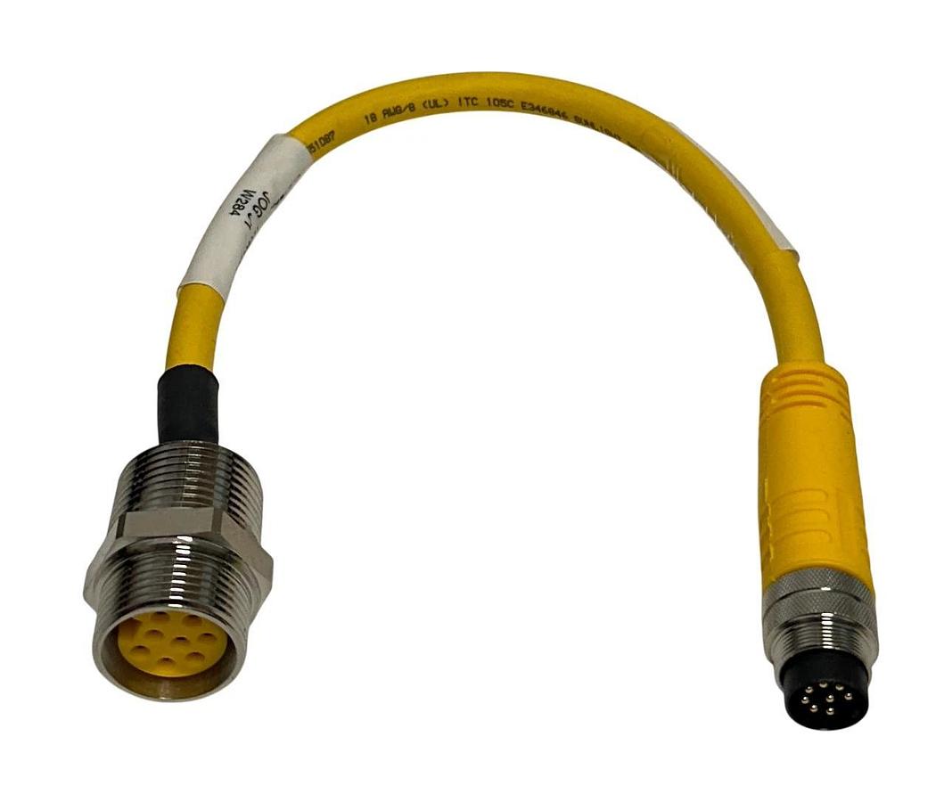 TURCK NG/BSM RXF 8-087-0.3/14.75 / U-33390 CORDSET ASSEMBLY DOUBLE-ENDED NSNP