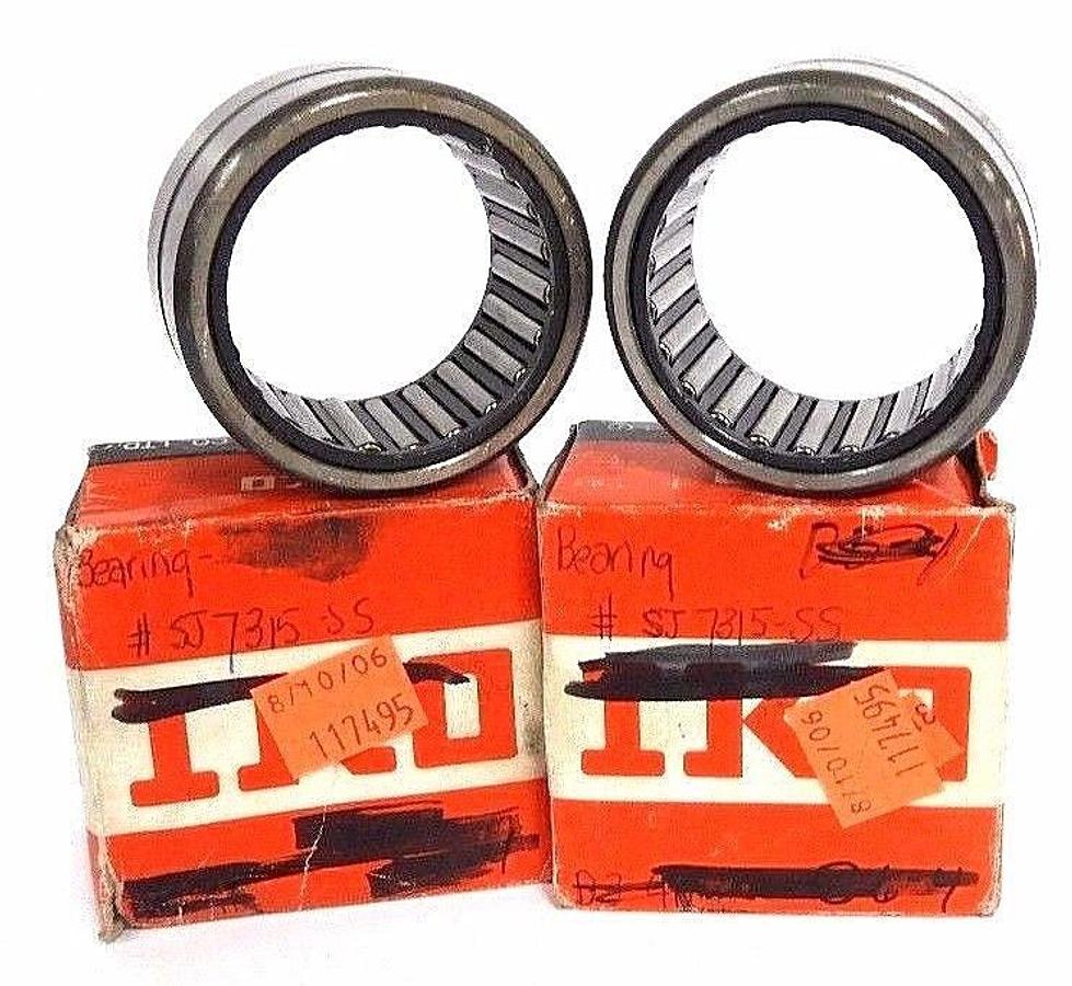 Used LOT OF 2 NIB IKO BR283720 MACHINED NEEDLE ROLLER BEARINGS