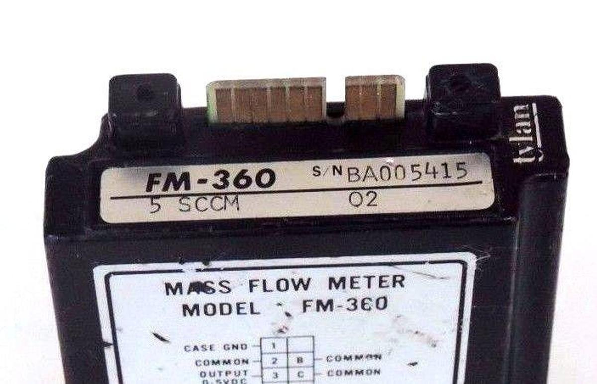 Used TYLAN FM-360 MASS FLOW METER 500PSIG MAX 5 SCCM FM360