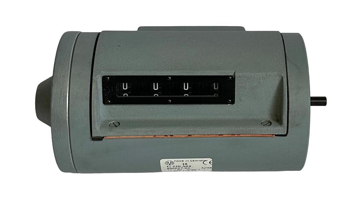 Used NEW IVO BAUMER G 220.A04 / 806627-02 ROTARY COUNTER 4-DIGIT NOS