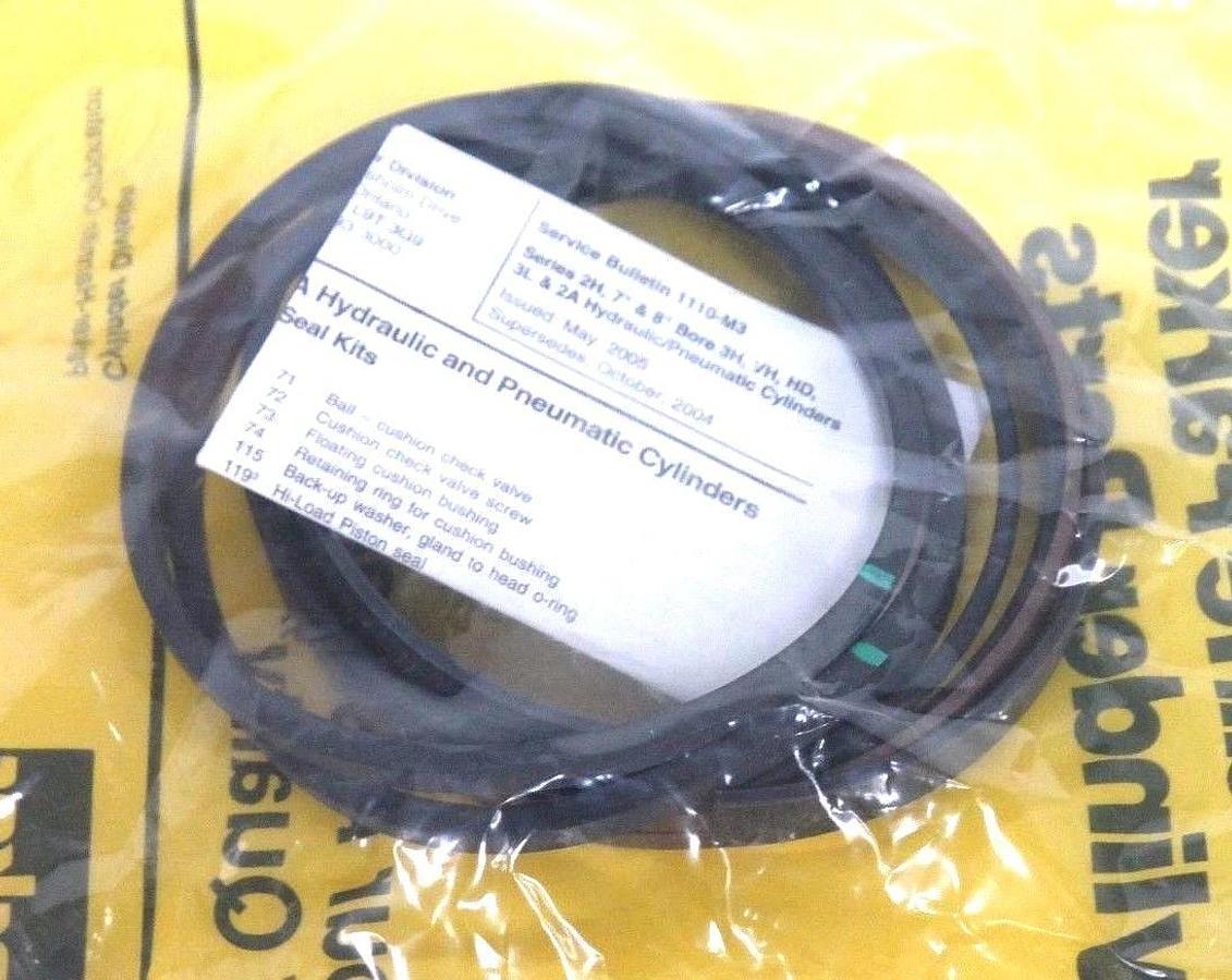 Used NIB PARKER PK502HK005 5" VITON HI-LOAD PISTON SEAL KIT