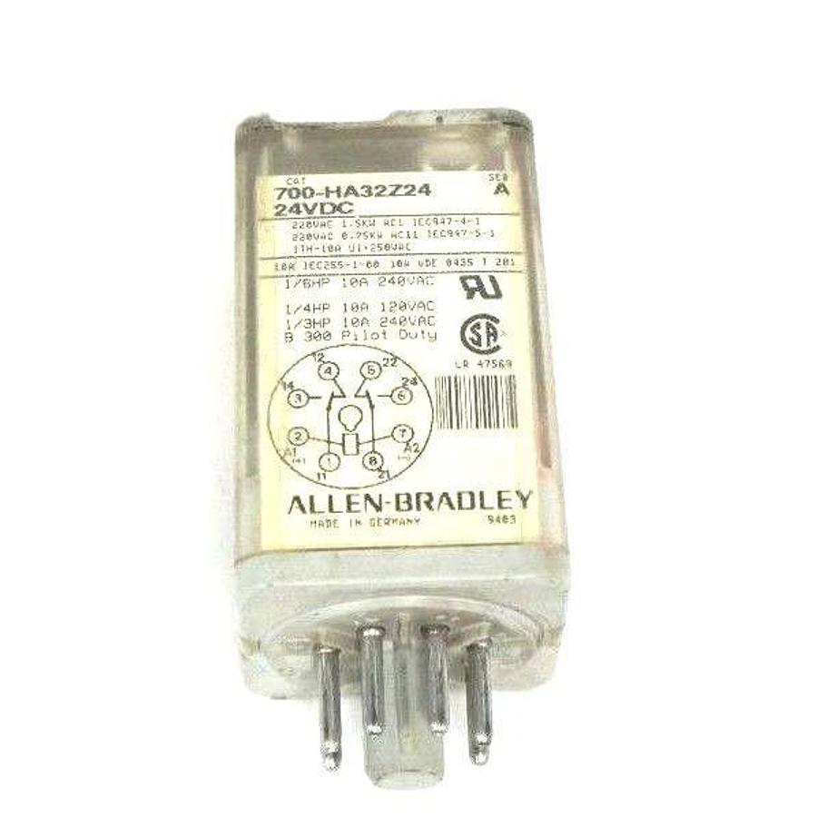 Used LOT OF 2 ALLEN BRADLEY 700-HA32Z24 RELAYS SER. A, 24VDC, 700HA32Z24