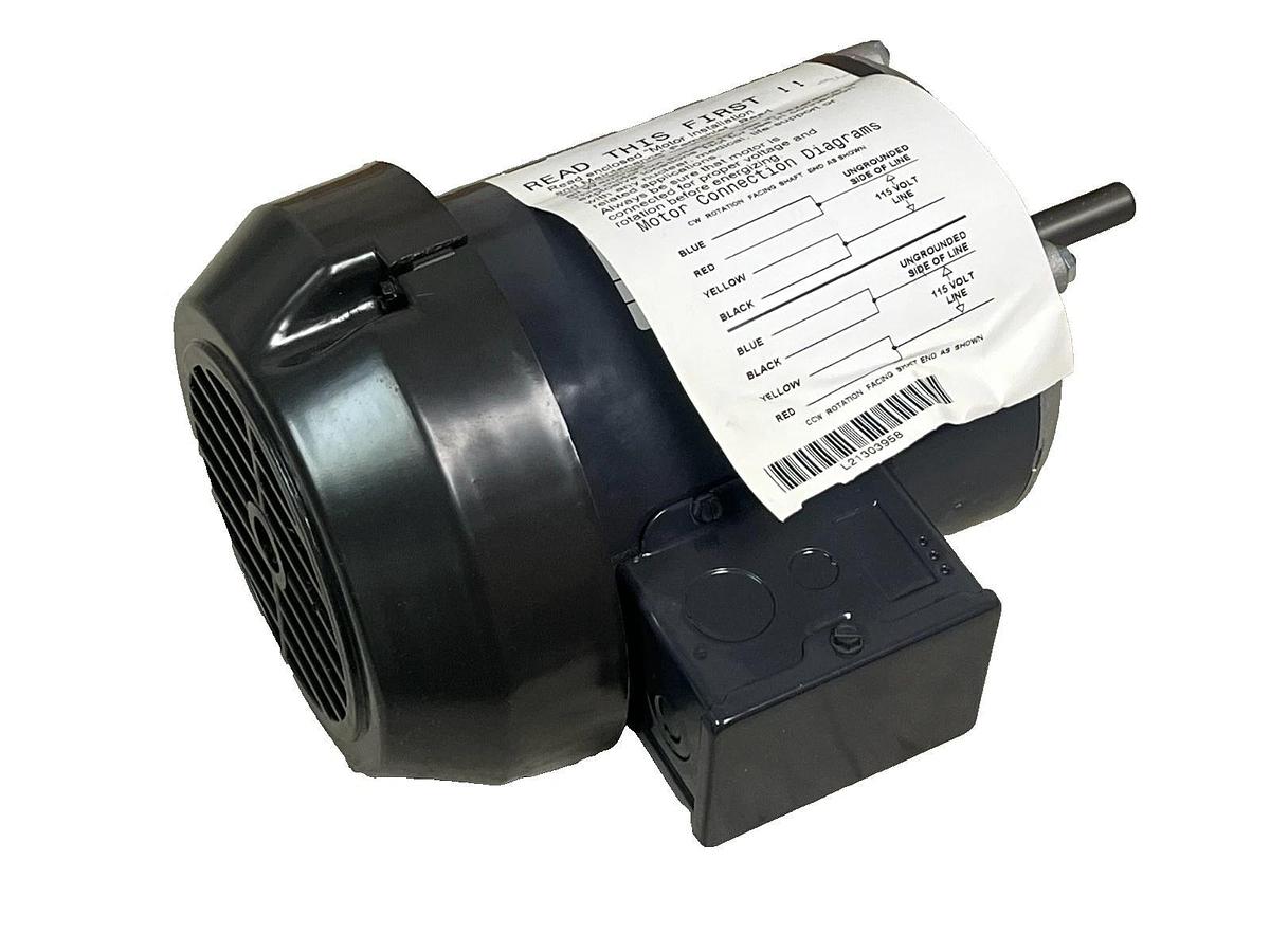 Dayton 6XJ06BE General Purpose Motor | 1/6 HP, 1725 RPM, 115V, 48Z Frame, 6XJ06