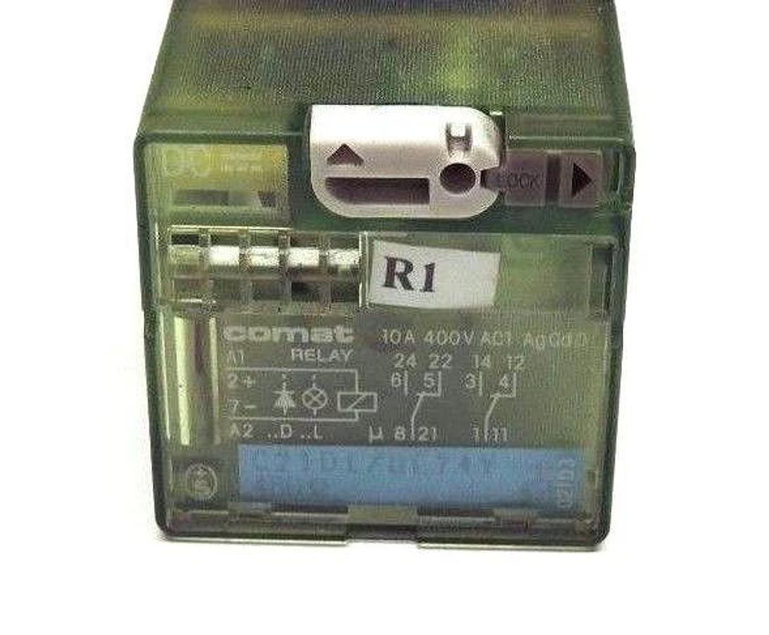 Used EDL COMAT C21D1/DC24V RELAY 24VDC, 10A, 400V, C21D3, C21D1DC24V