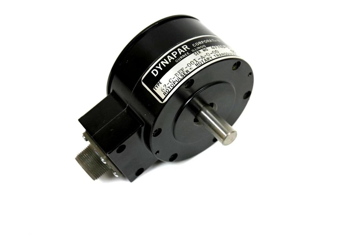 Used DYNAPAR 62-C-BEF-001-A-0-00 GC ROTOPUSLER ROTARY TRANSDUCER 62CBEF001A000