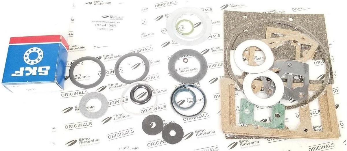 NEW RIETSCHLE THOMAS TR-41-DV PUMP REBUILD KIT #3119, TR 40/41 D/DV, 102105-7001