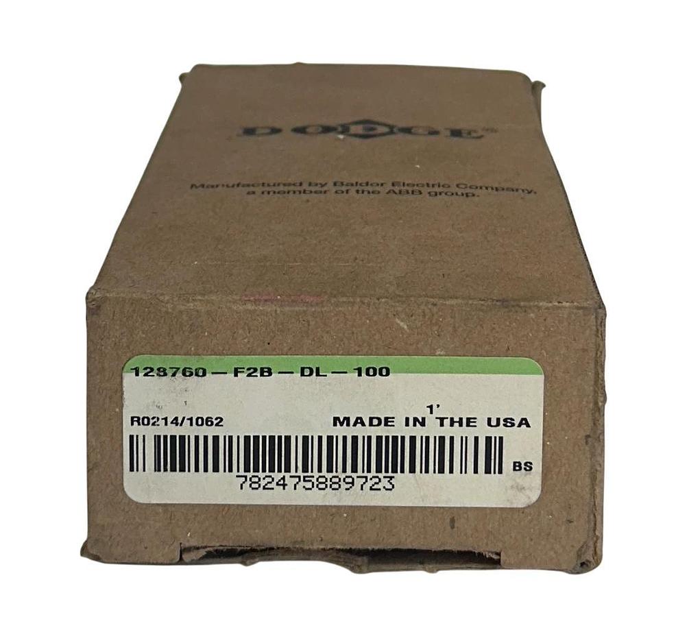 DODGE F2B-DL-100 / 128760 2-BOLT FLANGE MOUNT BALL BEARING 1'' BORE NSMP