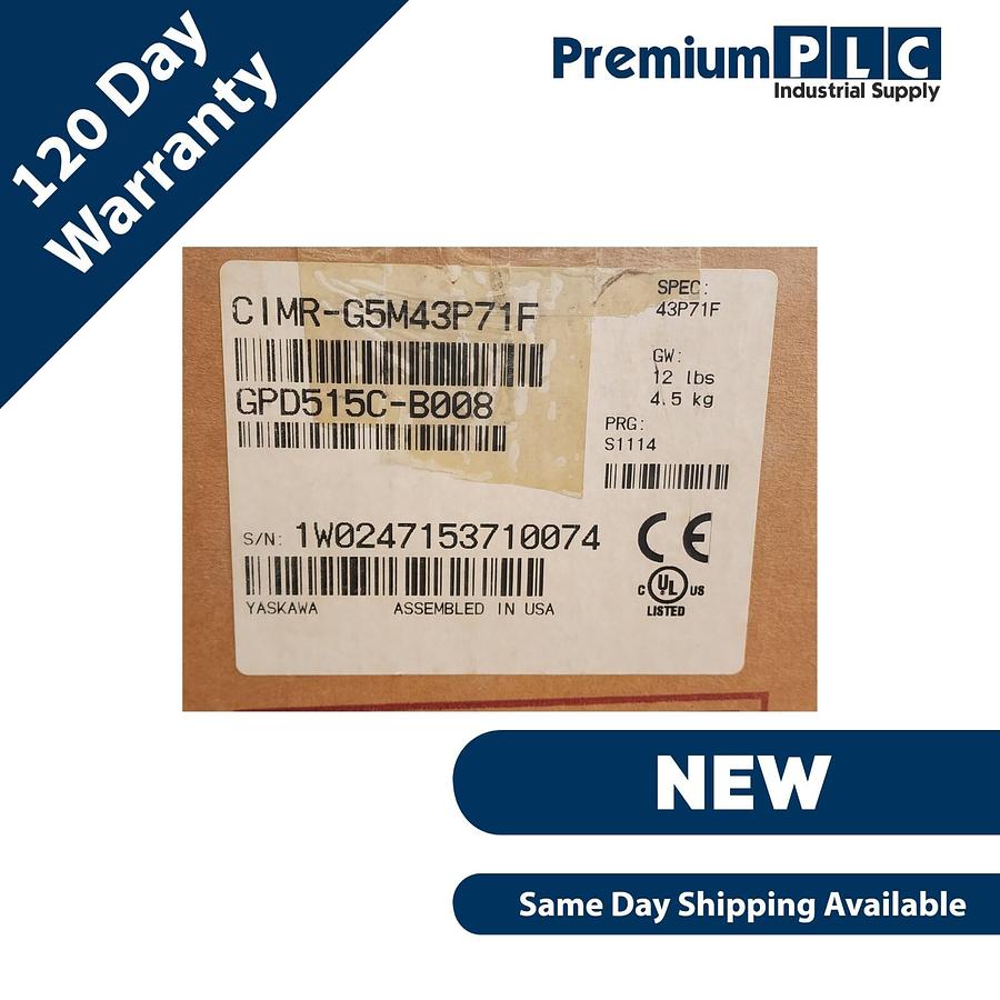 Used YASKAWA MAGNETEK P&H MORRIS CIMR-G5M43P71F / GPD515C-B008 4008-FVG+ SMARTORQUE