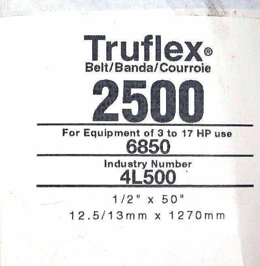Used LOT OF 6 NEW GATES TRUFLEX V BELTS 4L510 4L500 4L350