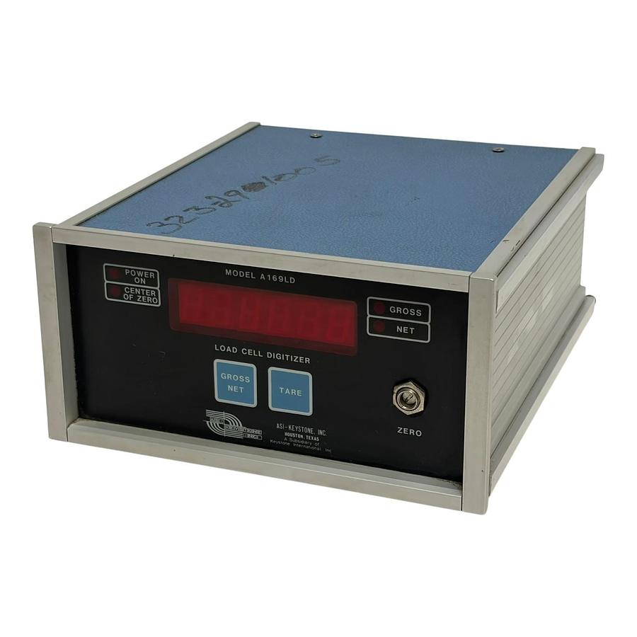 Used ASI Keystone Model A169LD Load Cell Digitizer Digital Weight Indicator Scale