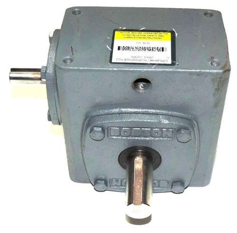 Used NEW BOSTON GEAR 721-30-H SERIES 700 REDUCER MOTOR INPUT .99 HP, OUTPUT 871 LB IN
