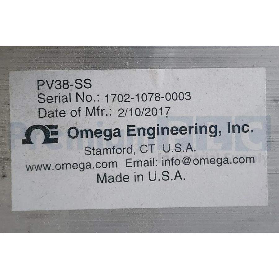 NEW OMEGA PV38-SS ELECTRONICALLY CONTROLLED PROPORTIONING VALVE 3/8", 1/2" NPTF